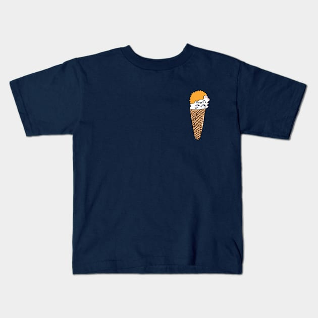 Ice cream squad Kids T-Shirt by Iniistudio
